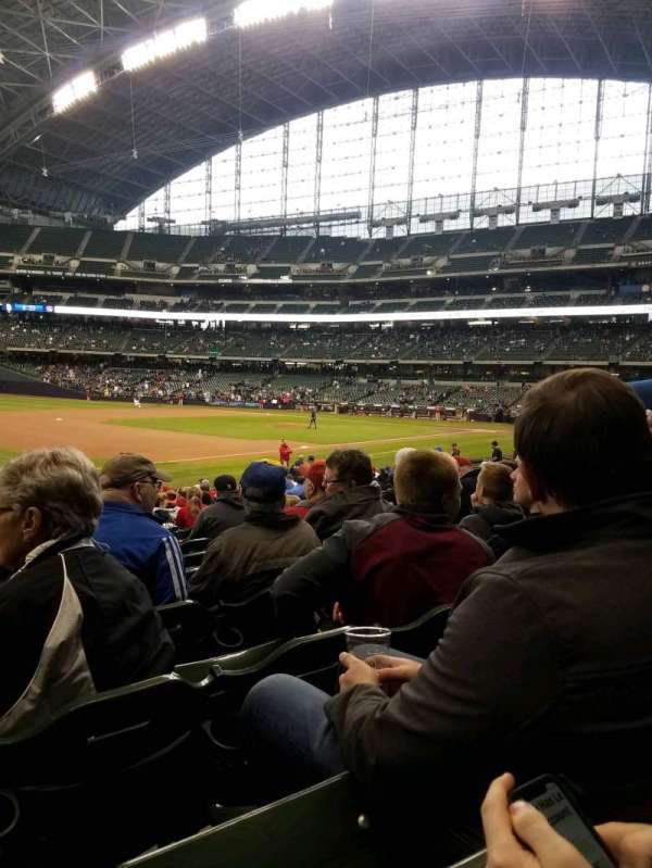 American Family Field, section: 126, row: 21, seat: 10