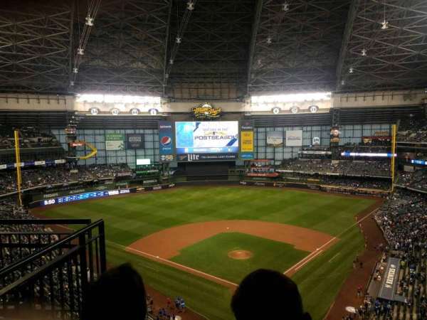American Family Field, section: 423, row: 9, seat: 12