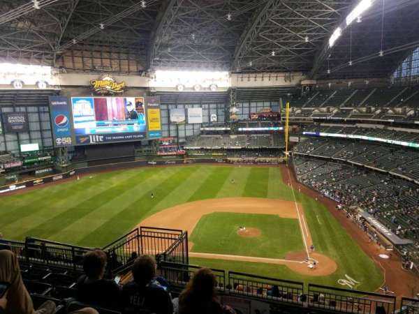 American Family Field, section: 427, row: 14, seat: 6