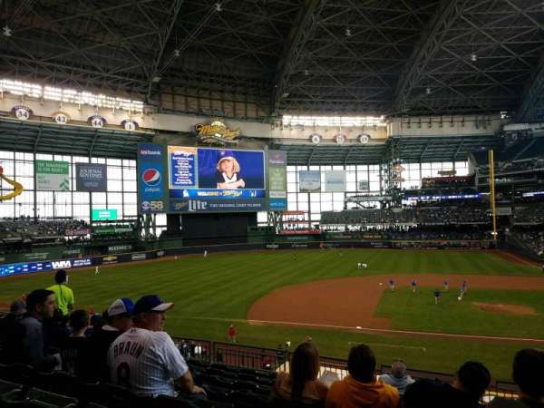 American Family Field, section: 224, row: 9, seat: 7
