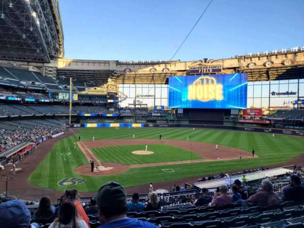 American Family Field, section: 216, row: 9, seat: 4