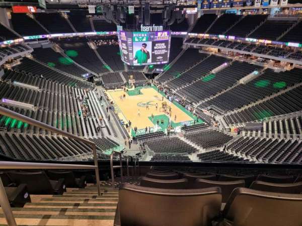 Fiserv Forum, section: 202, row: 10, seat: 25