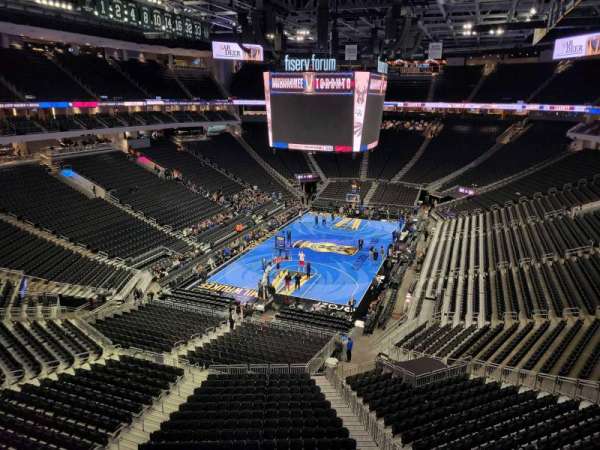 Fiserv Forum, section: 228, row: 1, seat: 1