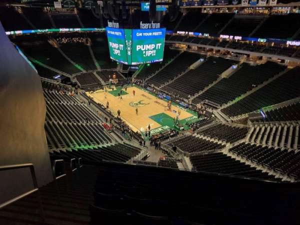 Fiserv Forum, section: 203, row: 10, seat: 24