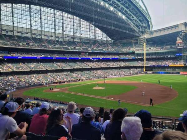American Family Field, section: 211, row: 7, seat: 19
