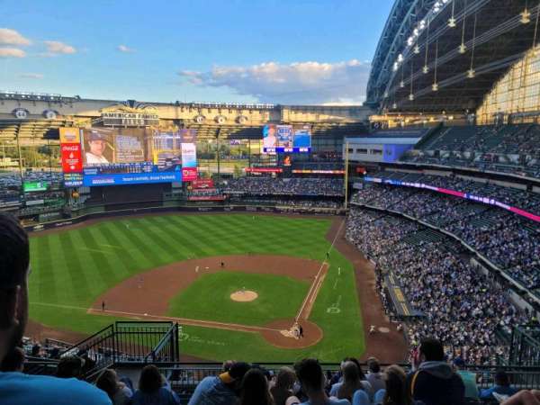 American Family Field, section: 425, row: 16, seat: 13