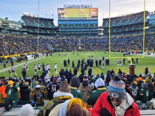 Lambeau Field, section: 101, row: 13, seat: 10
