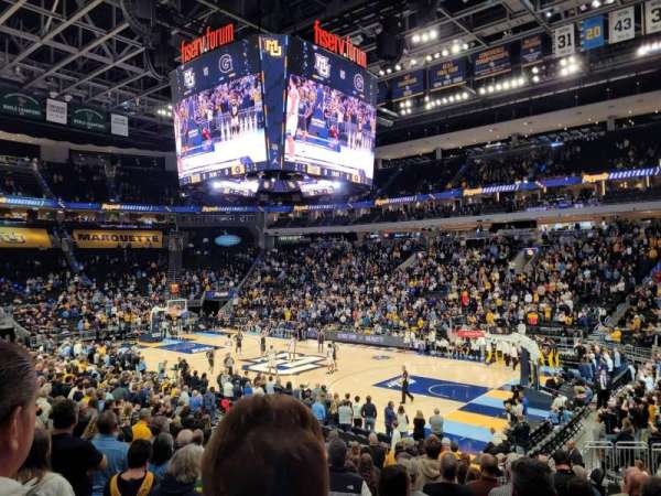 Fiserv Forum, section: 104, row: 16, seat: 7