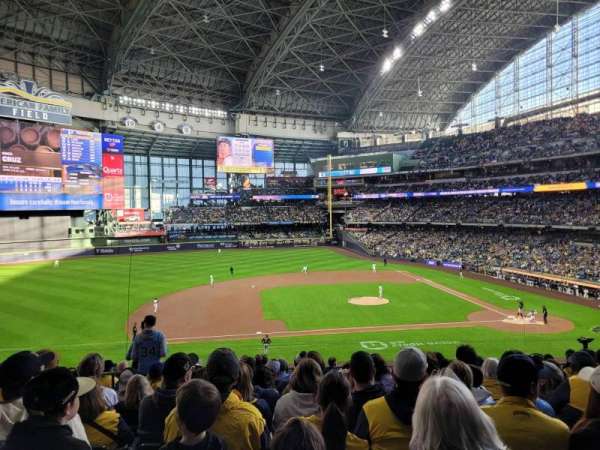 American Family Field, section: 224, row: 13, seat: 18