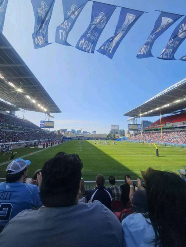 BMO Field, section: 116, row: 10, seat: 15