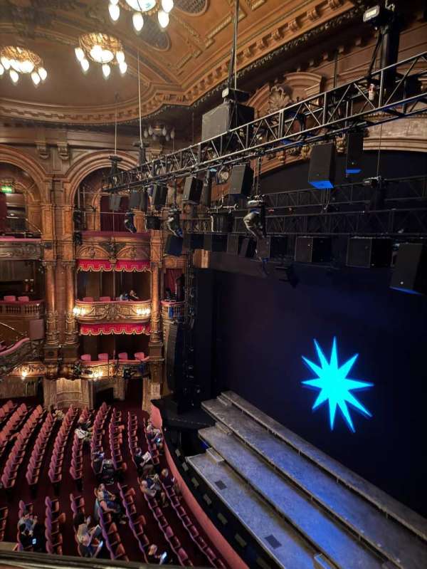 The London Palladium, section: Grand Circle, row: A, seat: 3