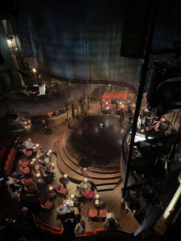 Playhouse Theatre, section: Upper Circle, row: B, seat: 1