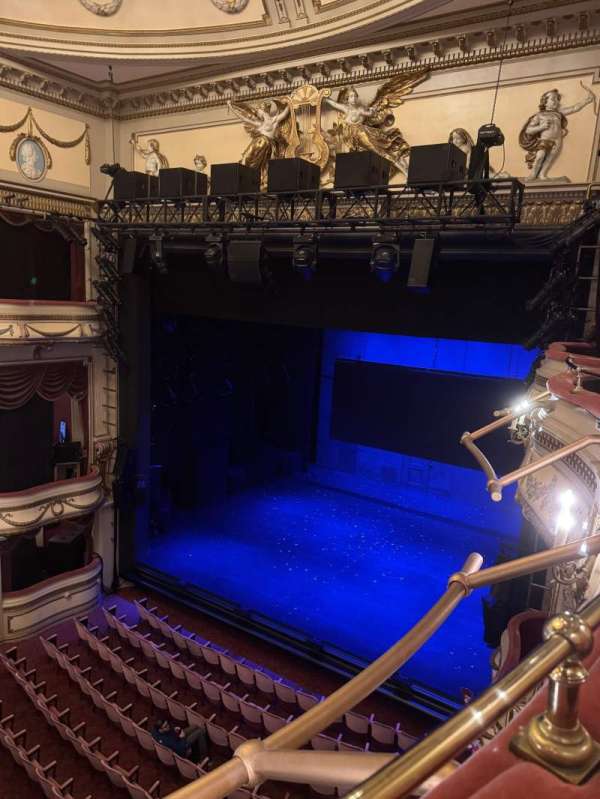 Noël Coward Theatre, section: Grand Circle, row: AA, seat: 12