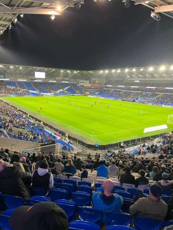 Cardiff City Stadium, section: 109, row: JJ, seat: 707