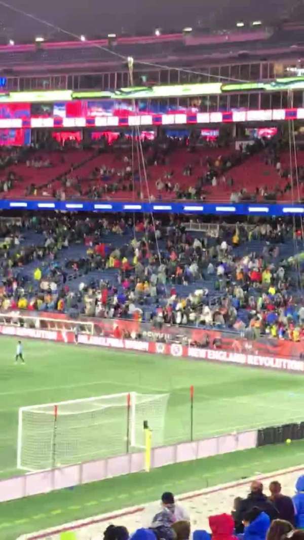Gillette Stadium, section: 123