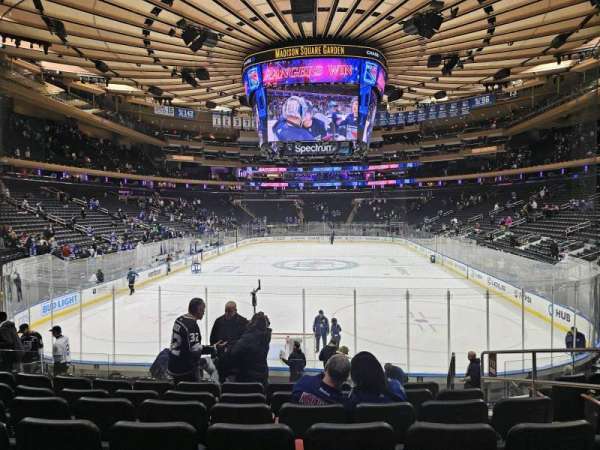 Madison Square Garden, section: 112, row: 12, seat: 15
