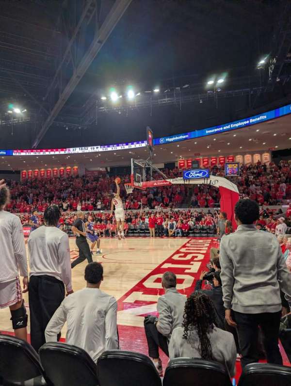 Fertitta Center, section: Club, row: 1, seat: 2