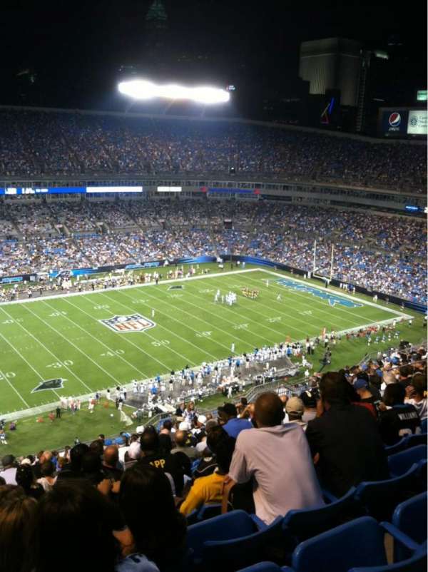 Bank of America Stadium, section: 544