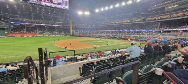 Globe Life Field, section: 6, row: 12, seat: 1