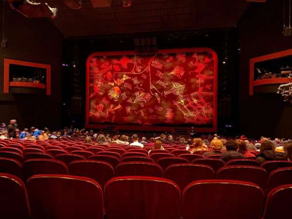 Minskoff Theatre, section: Orchestra C, row: X, seat: 124