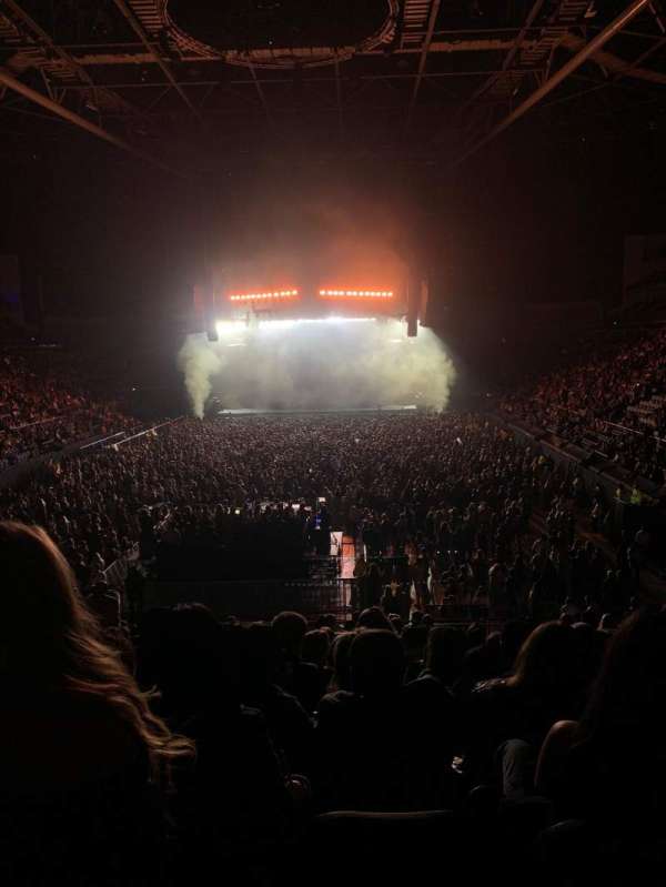 The O2, London, section: 107, row: Y, seat: 211-212