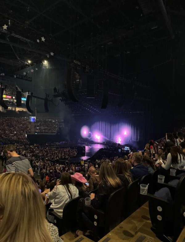 The O2, London, section: 111, row: S, seat: 338