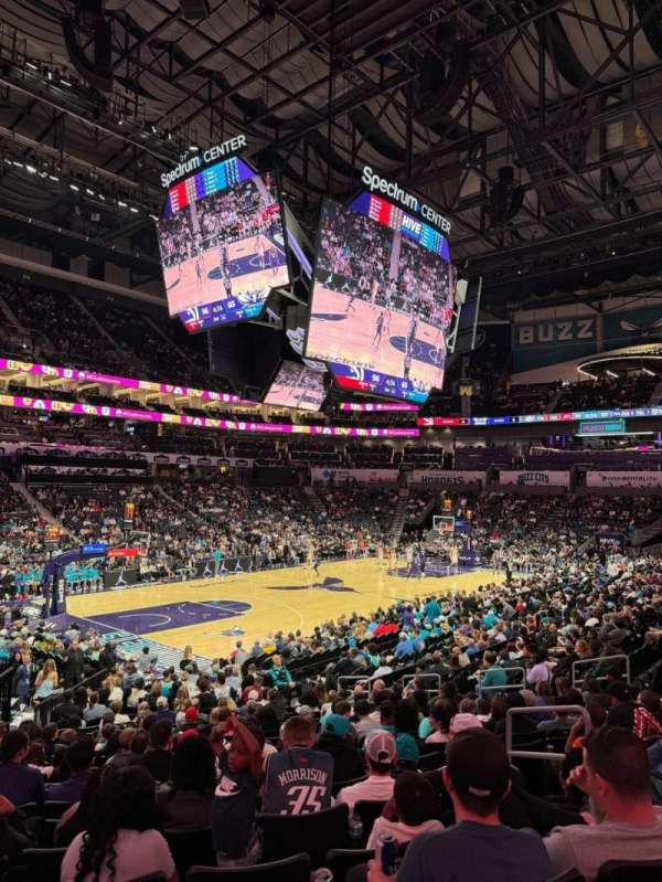 Spectrum Center, section: 116, row: R, seat: 21