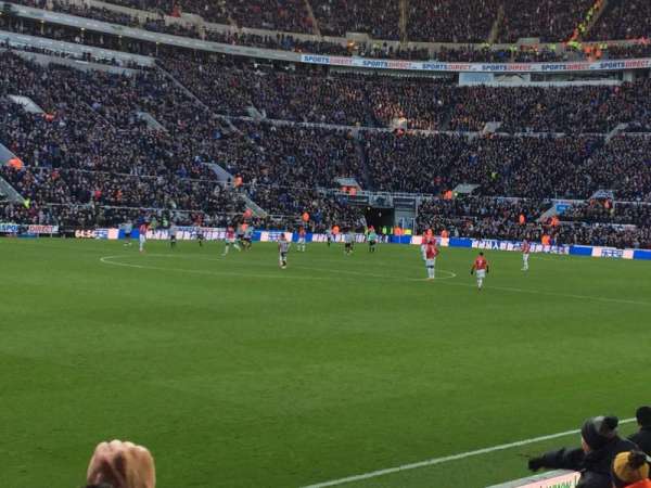 St James' Park, section: ES-A, row: JJ, seat: 2