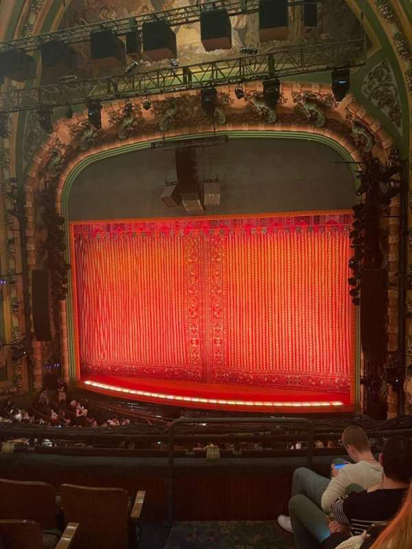 New Amsterdam Theatre, section: Mezzanine R, row: EE, seat: 2
