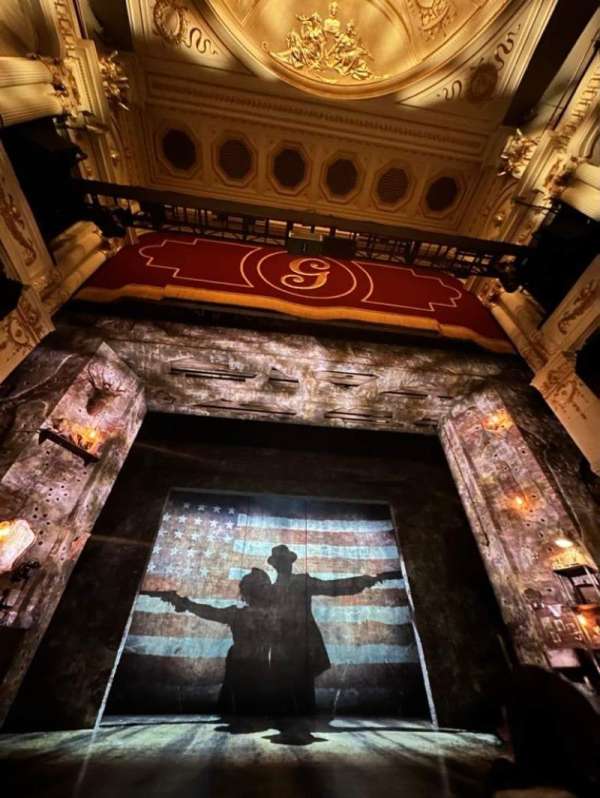 Garrick Theatre, section: Stalls, row: B, seat: 9