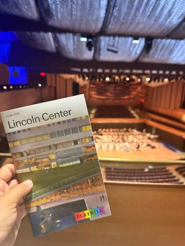David Geffen Hall, section: Third Tier, row: AA, seat: 104