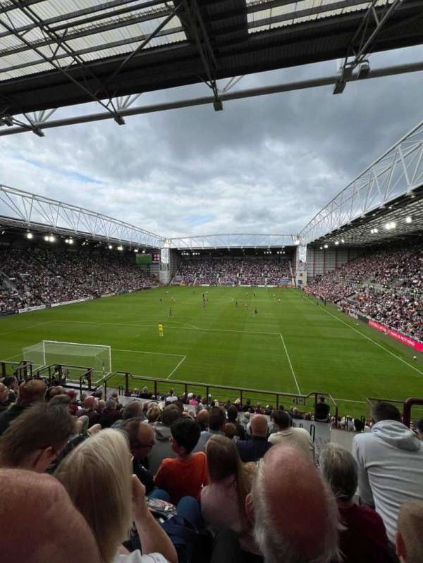 Tynecastle Stadium, section: W, row: 17, seat: 6