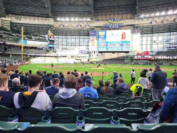 American Family Field, section: 117, row: 9, seat: 13