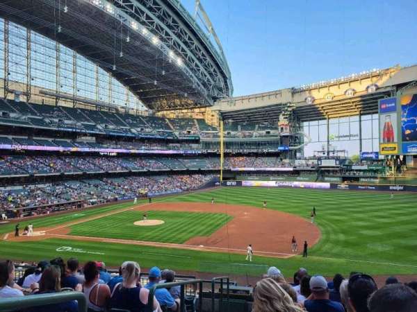 American Family Field, section: 211, row: 9, seat: 1