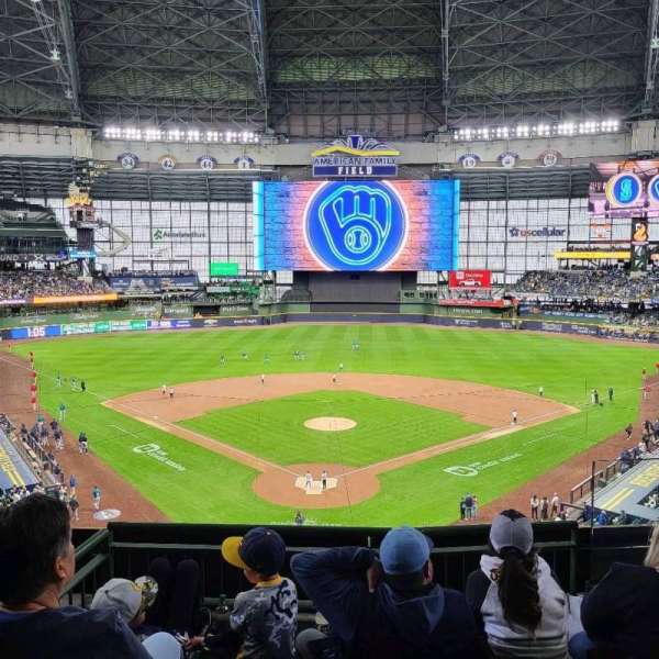 American Family Field, section: 329, row: 4, seat: 7
