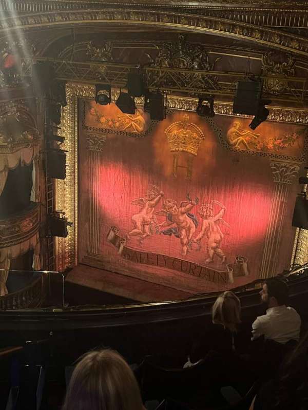 Theatre Royal Haymarket, section: Upper circle, row: E, seat: 4