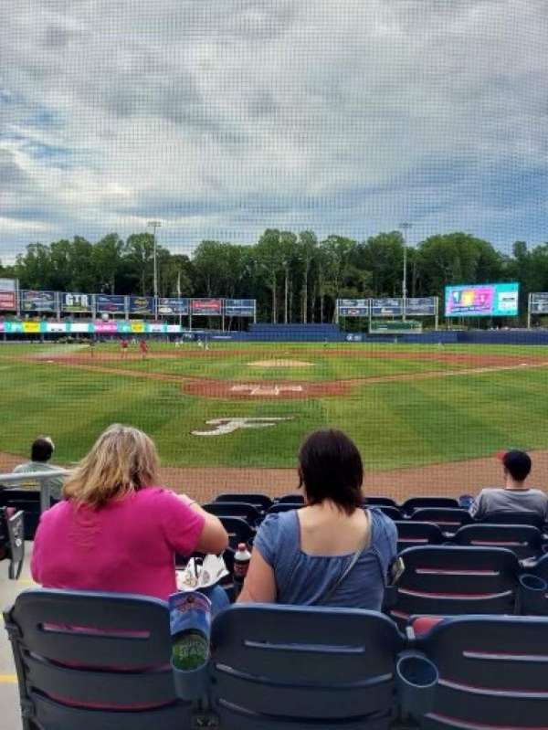 Virginia Credit Union Stadium, section: 11, row: G, seat: 9