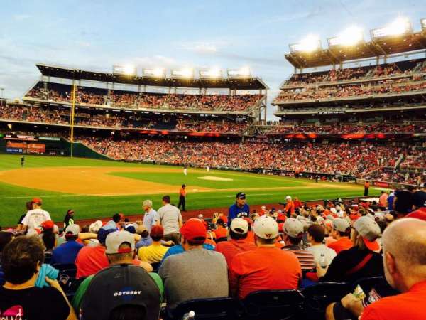 Nationals Park, section: 113, row: U, seat: 9
