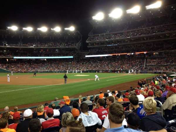 Nationals Park, section: 112, row: M, seat: 7