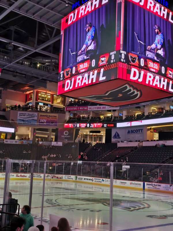 PPL Center, section: 103, row: 5, seat: 8