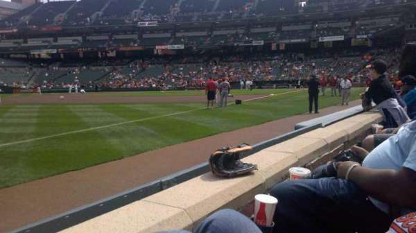 Oriole Park at Camden Yards, section: 64, row: 1, seat: 4