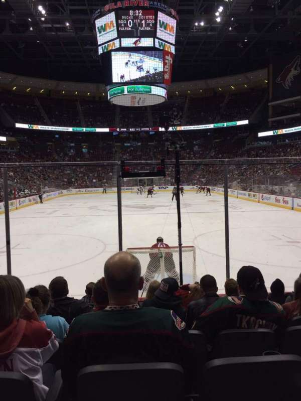 Desert Diamond Arena, section: 117, row: G