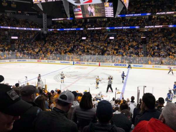 Bridgestone Arena, section: 116, row: C, seat: 4