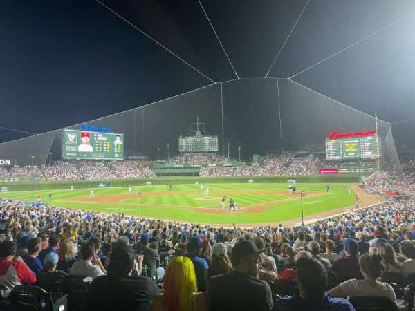 Wrigley Field, section: 117, row: 9, seat: 4
