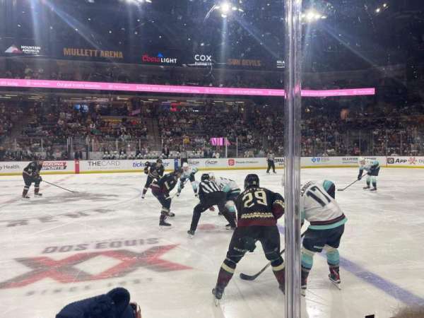 Mullett Arena, section: 111, row: B, seat: 3