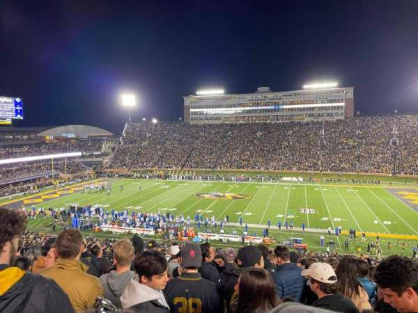 Faurot Field, section: 107, row: 57