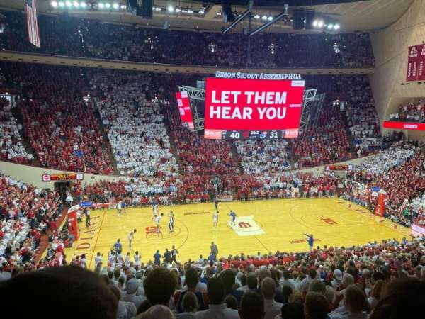 Simon Skjodt Assembly Hall, section: D, row: 23, seat: 110