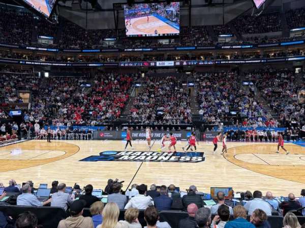 Delta Center, section: 18, row: 6, seat: 5