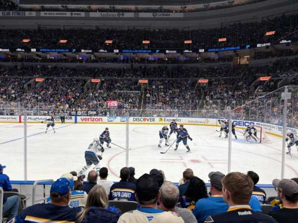 Enterprise Center, section: 114, row: G, seat: 13