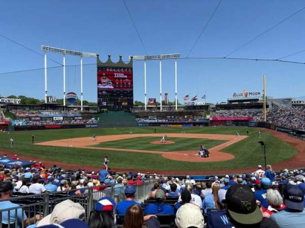Kauffman Stadium, section: 126, row: T, seat: 3